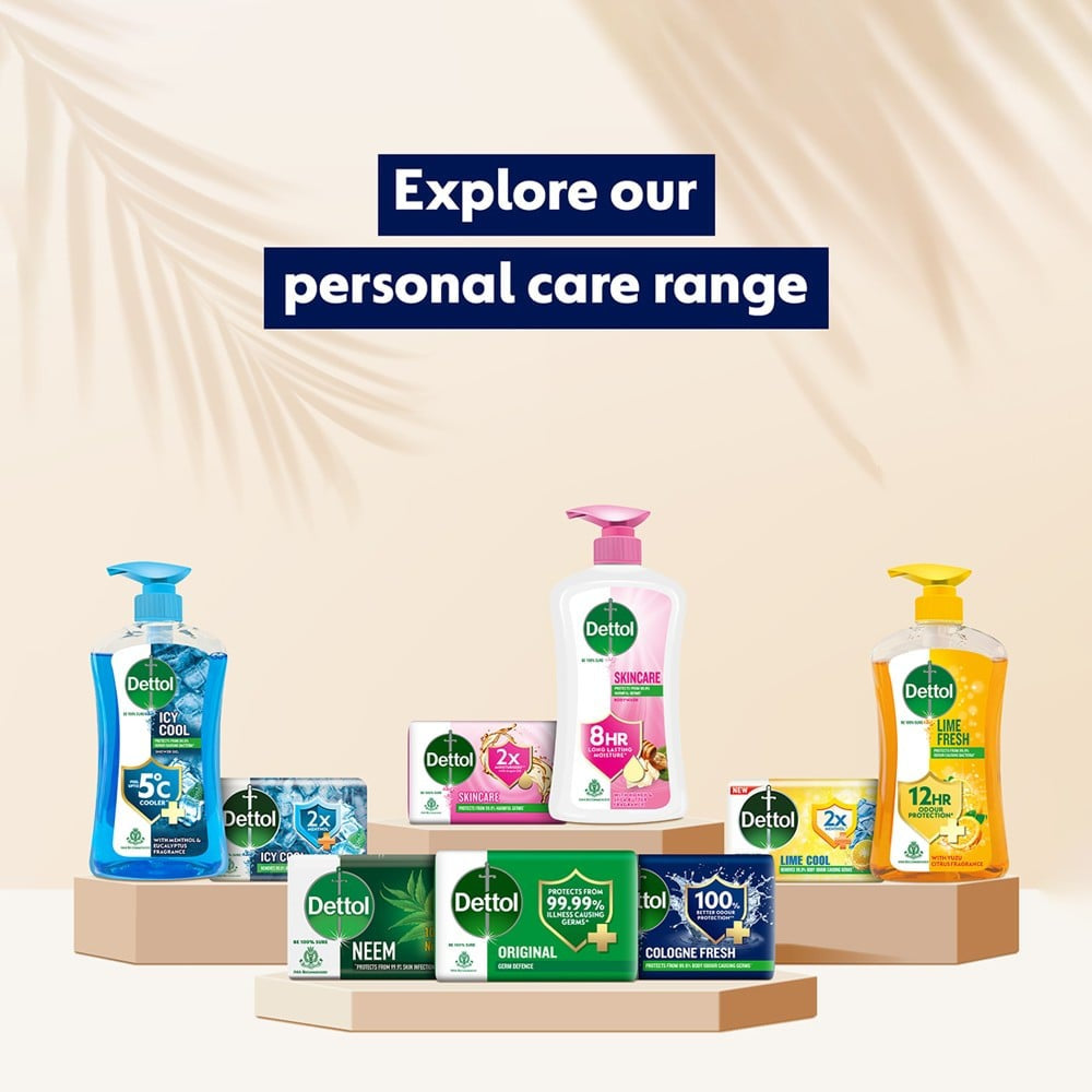 Dettol Cologne Fresh Soap : 4 X 150 g