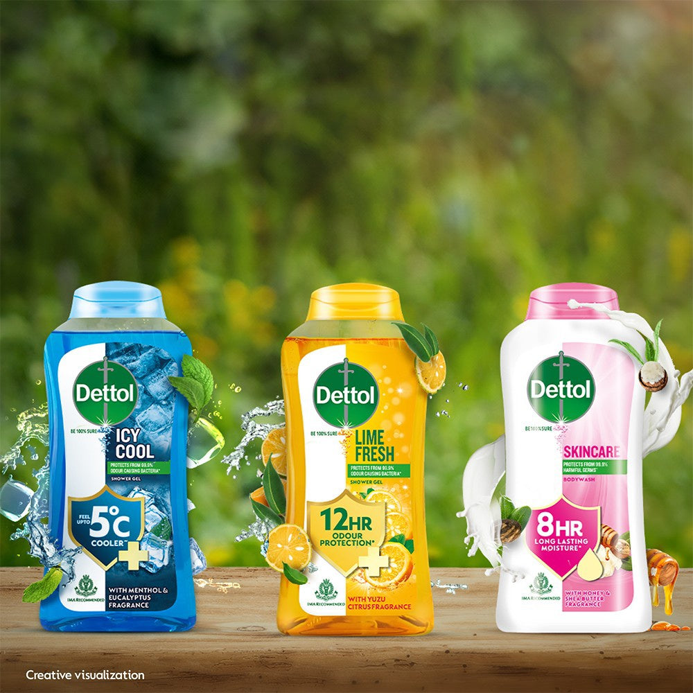 Dettol Salicylic Acid Skincare Body Wash With Honey & Shea Butter : 250 ml