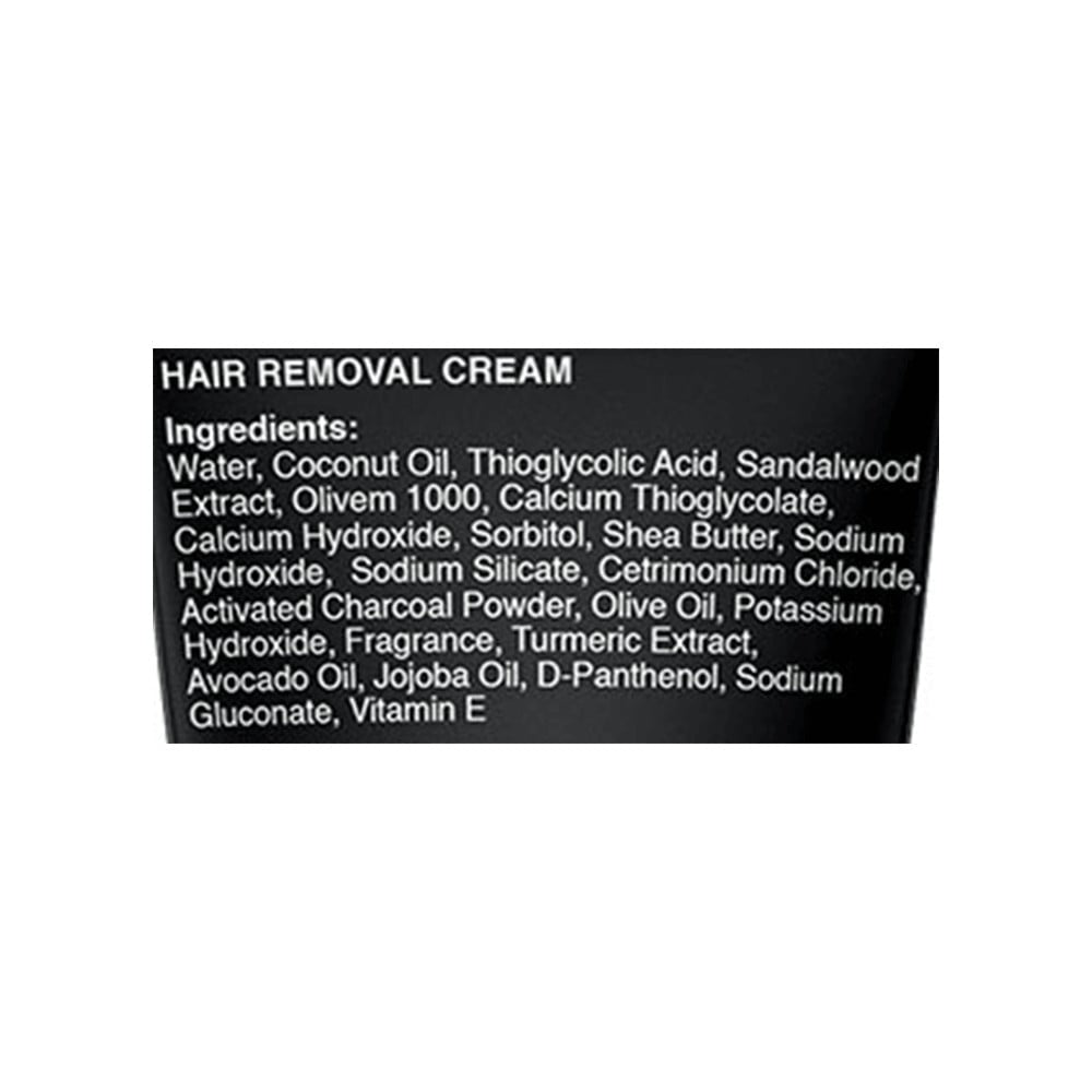 The Man Company Men's Hair Removal Cream (Charcoal & Turmeric) : 100 ml