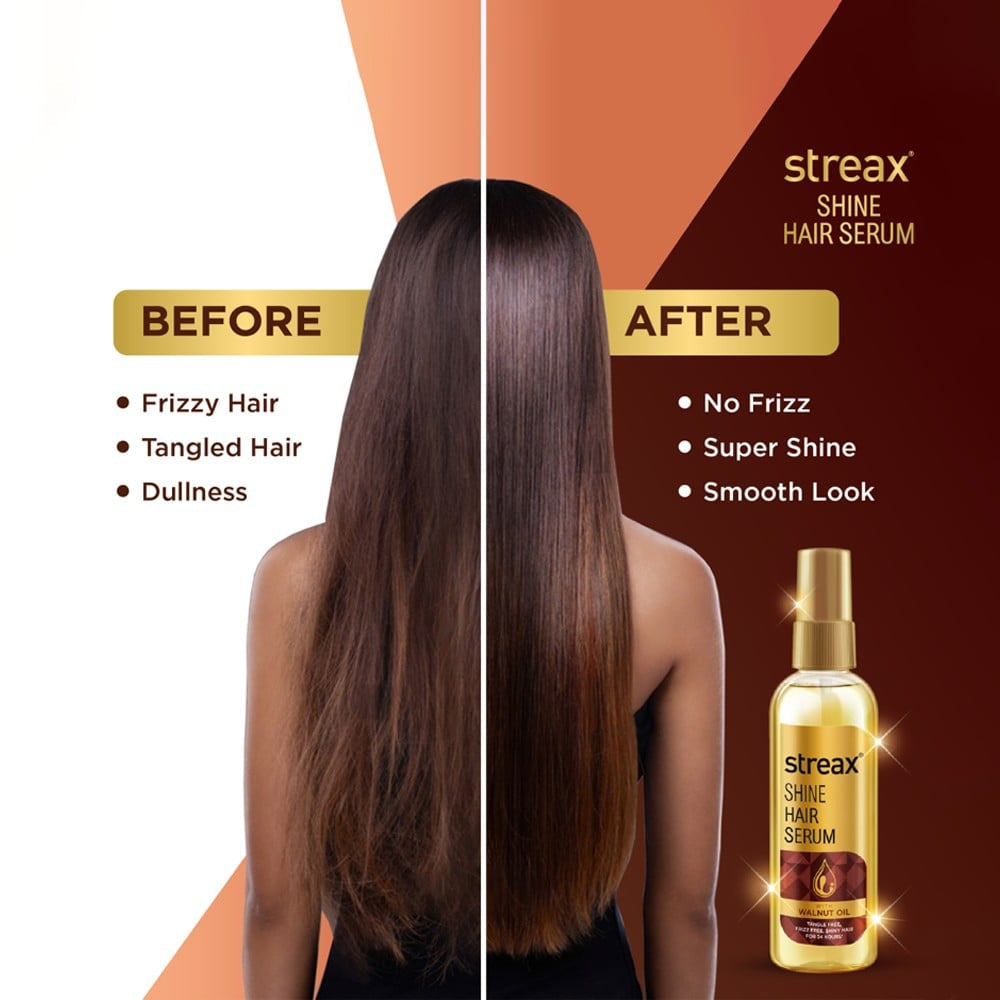 Streax Hair Serum Vitalised with Walnut Oil : 45 ml