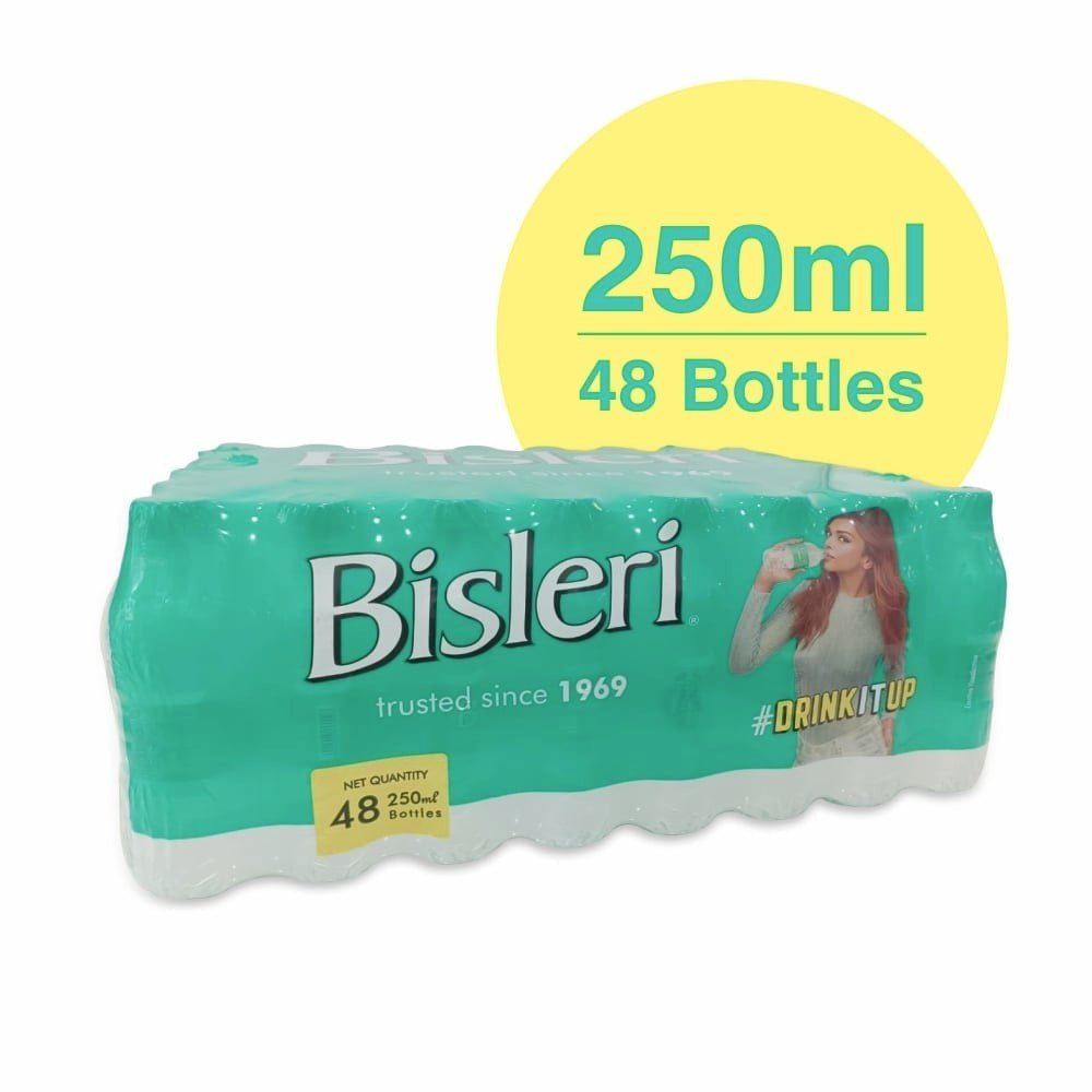 Bisleri Packaged Water - Pack of 48 : 1 pack (48 x 250 ml)
