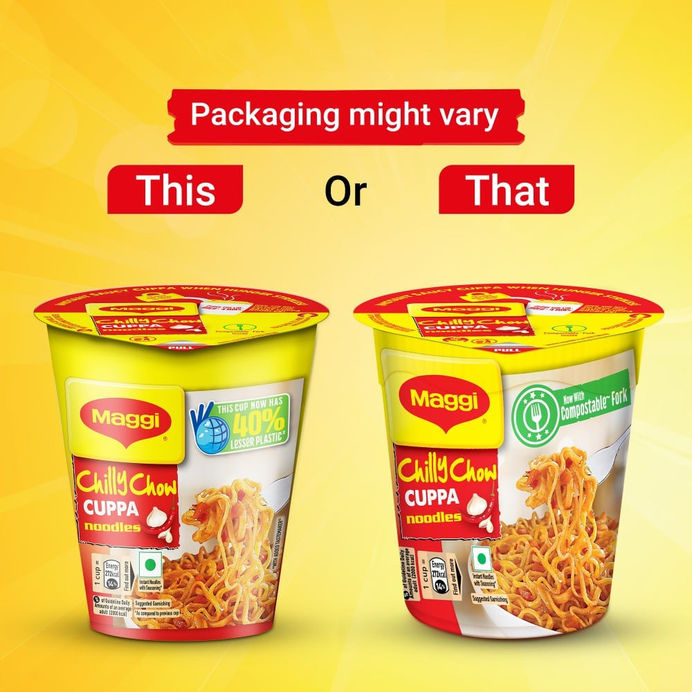 Maggi Cuppa Chilly Chow Cup Noodles : 70 g