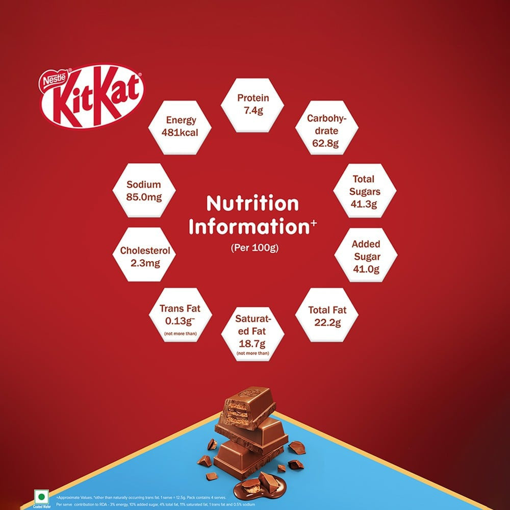 Nestle KitKat Rich Coated Wafer Chocolate : 50 g