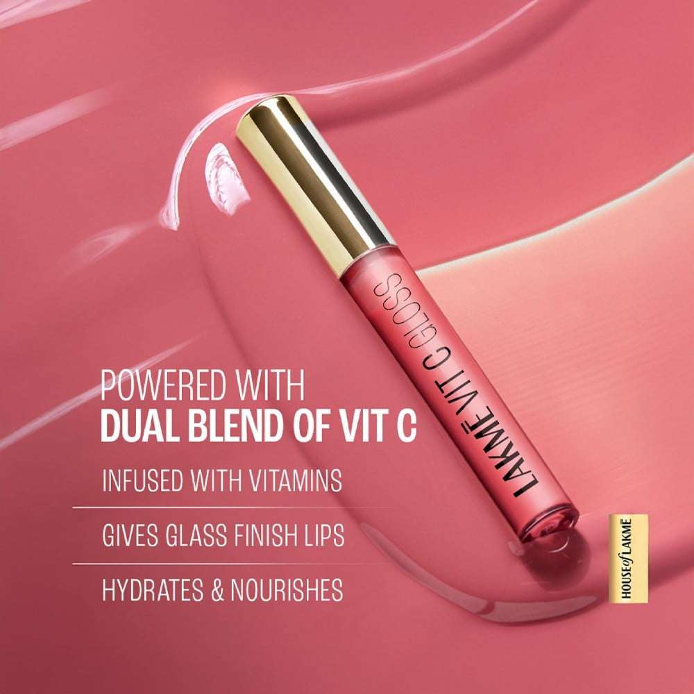 Lakme Superglow Vit C Lip Gloss (Hot Pink C6) : 2.5 ml