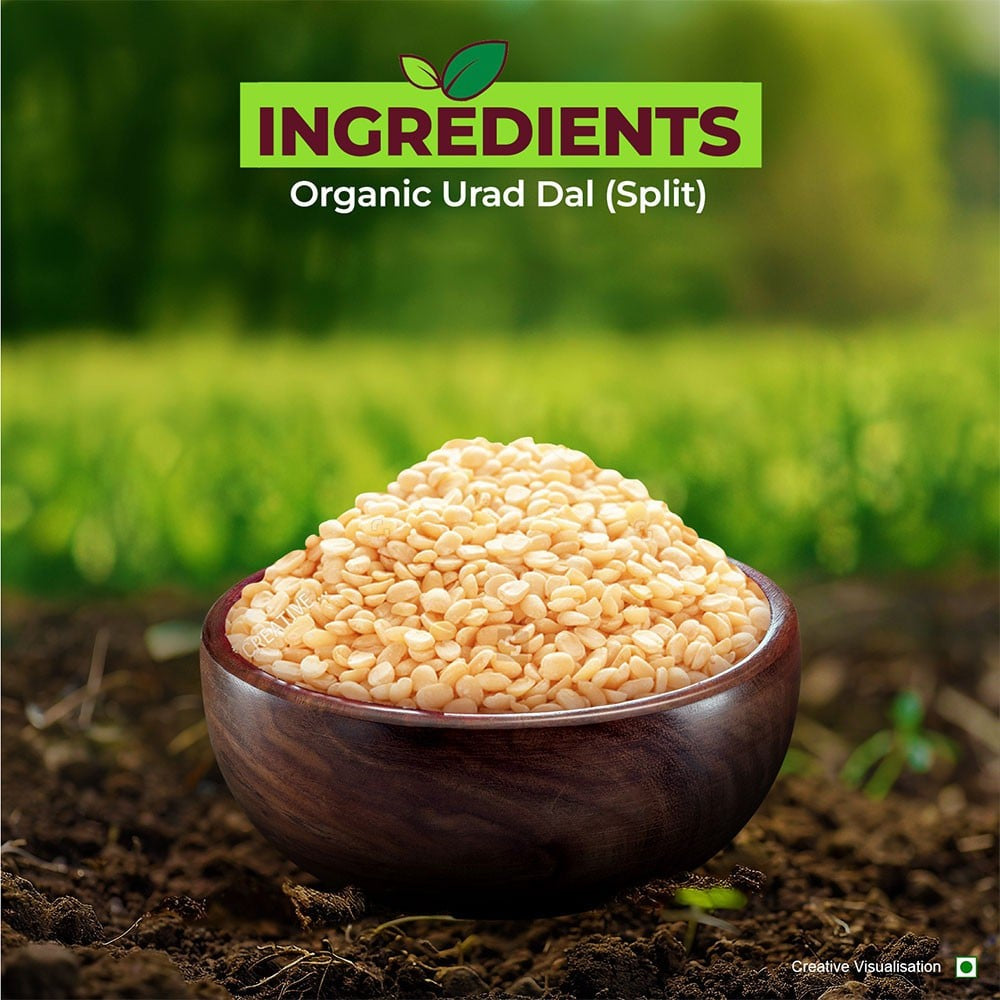 Aashirvaad 100% Organic Urad Dal (Dhuli) Split : 1 kg