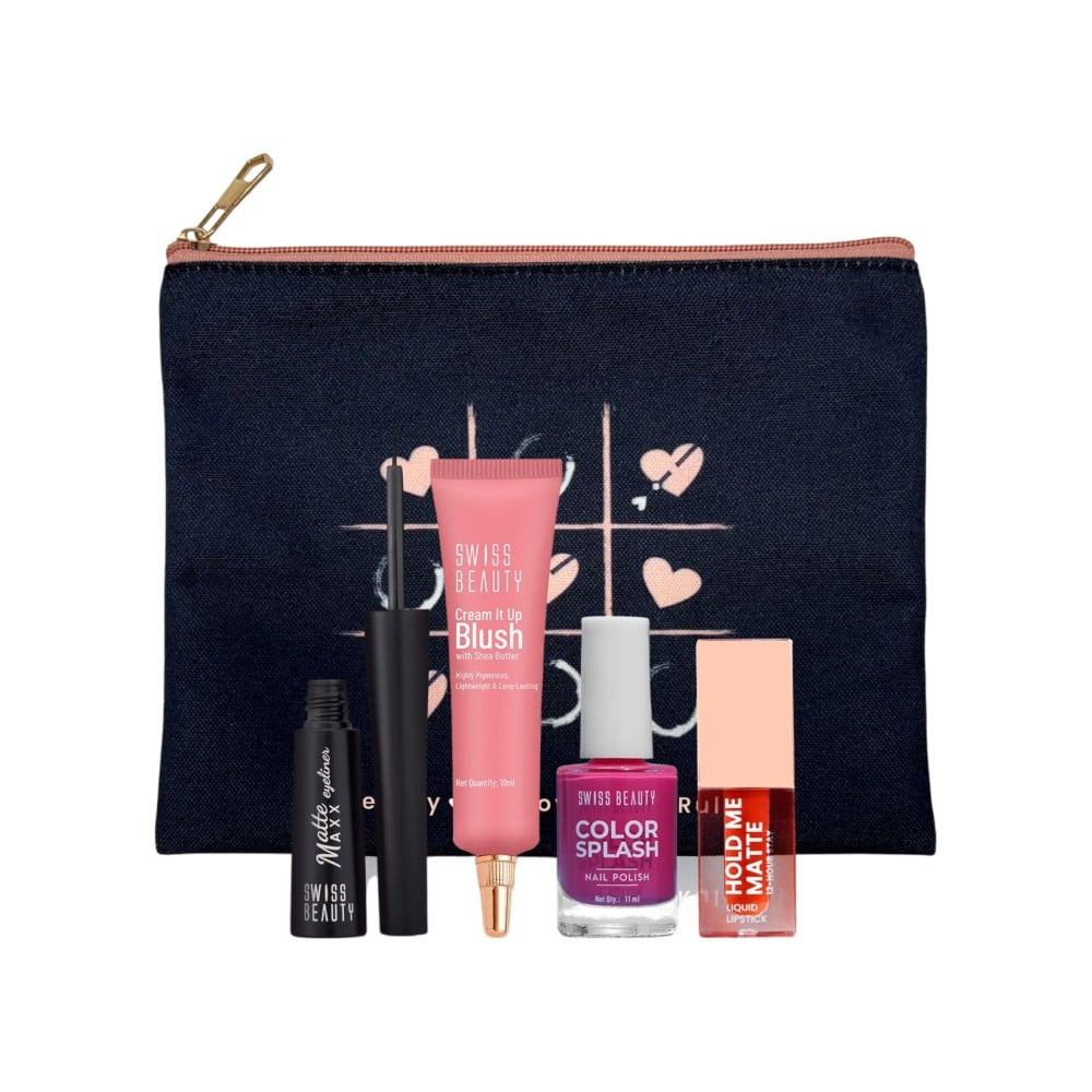 Swiss Beauty Gift Your Heart Out Makeup Kit : 1 pack (4 pieces)