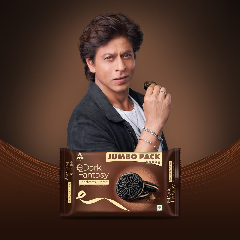 Sunfeast Dark Fantasy Choco Creme Center Filled Biscuits (3 x 83 g) - Pack of 2