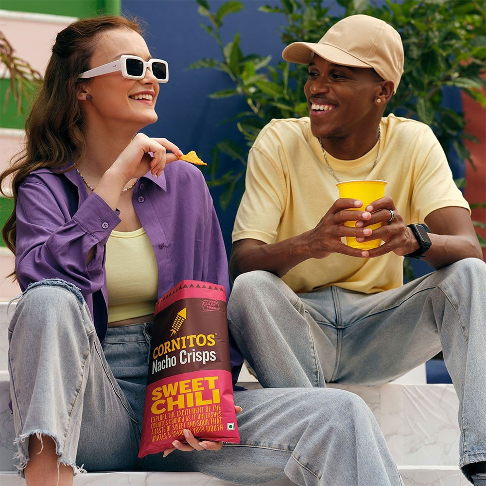 Cornitos Sweet Chilli Nachos Crisps : 150 g