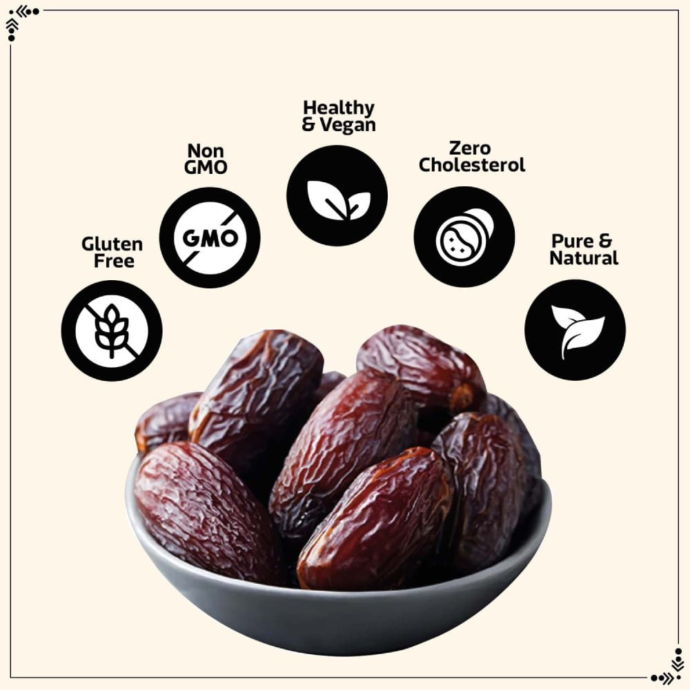 Wonderland Foods Medjool Dates (Khajur) : 200 g