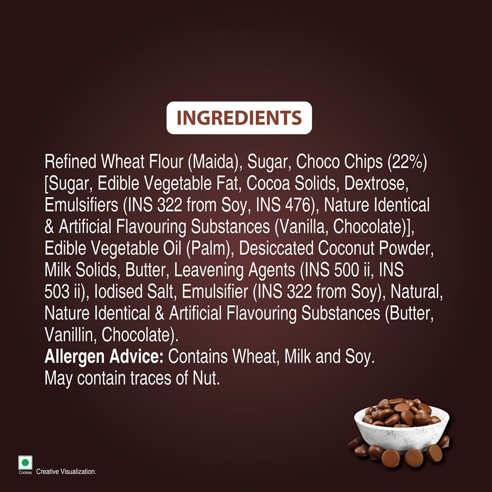 Unibic Choco Chip Cookies : 500 g