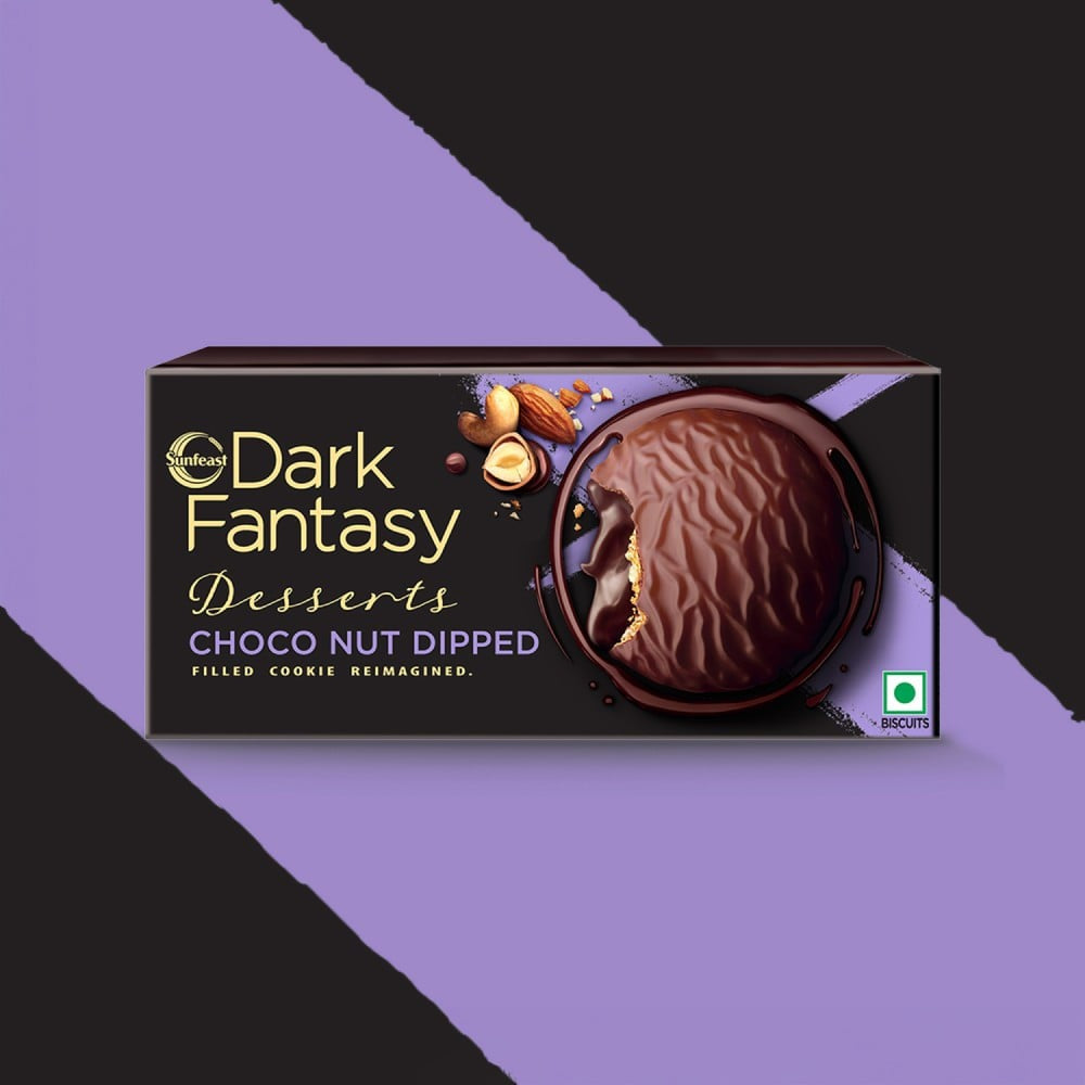 Sunfeast Dark Fantasy Desserts Choconut Dipped Cookies : 100 g