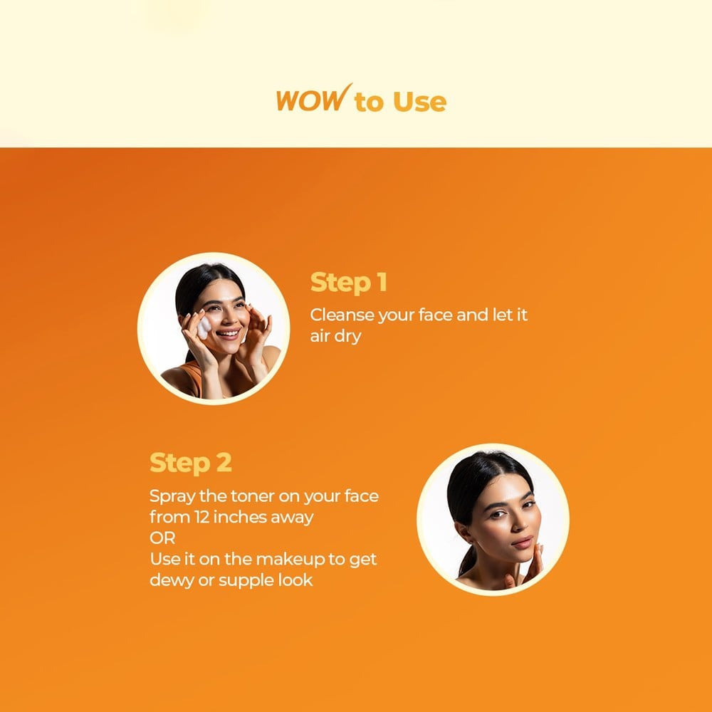 Wow Skin Science Vitamin C Skin Mist Toner : 200 ml