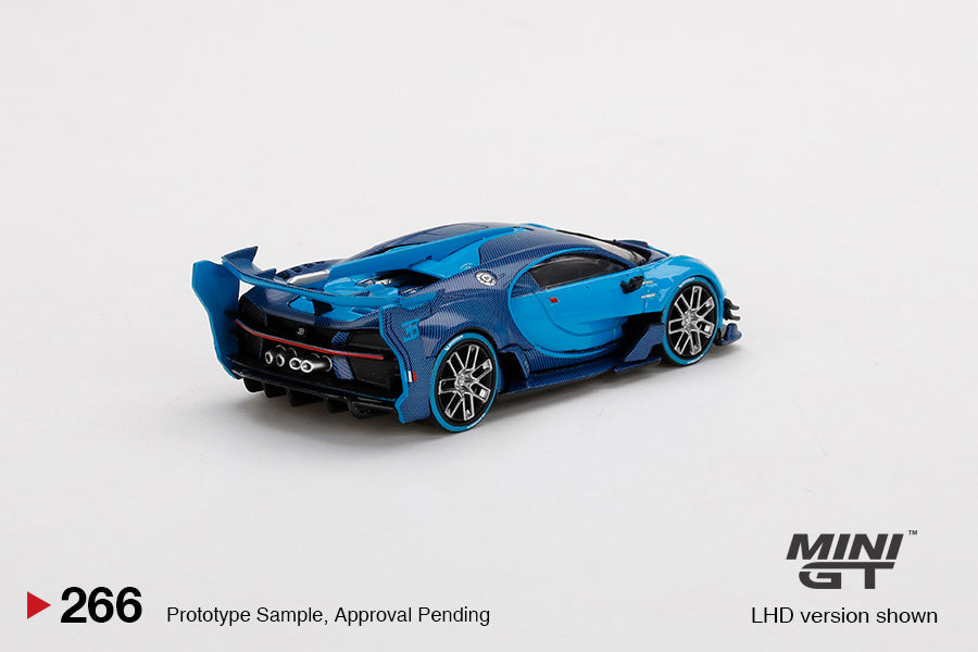 Mini GT Bugatti Vision Gran Turismo (Light Blue) – 1:64 Die-Cast Model