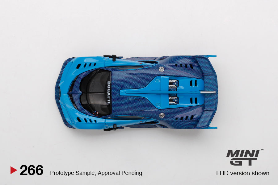 Mini GT Bugatti Vision Gran Turismo (Light Blue) – 1:64 Die-Cast Model