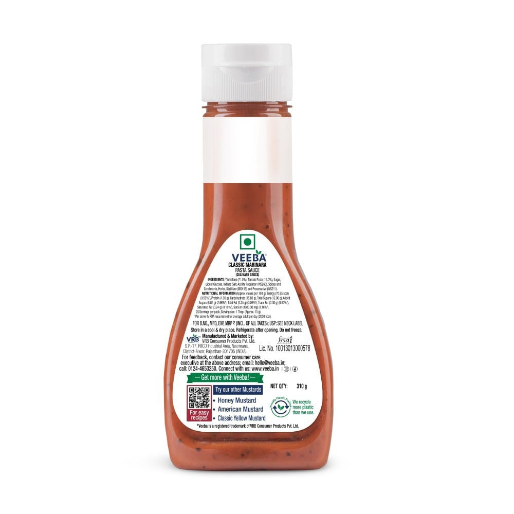 Veeba Marinara Sauce : 310 g