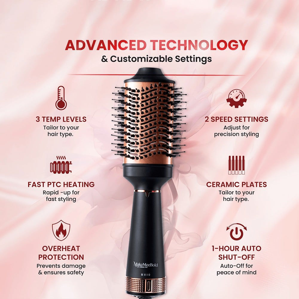 MakeMeeBold 2-in-1 Hot Air Brush by Urban Yog : 1 unit