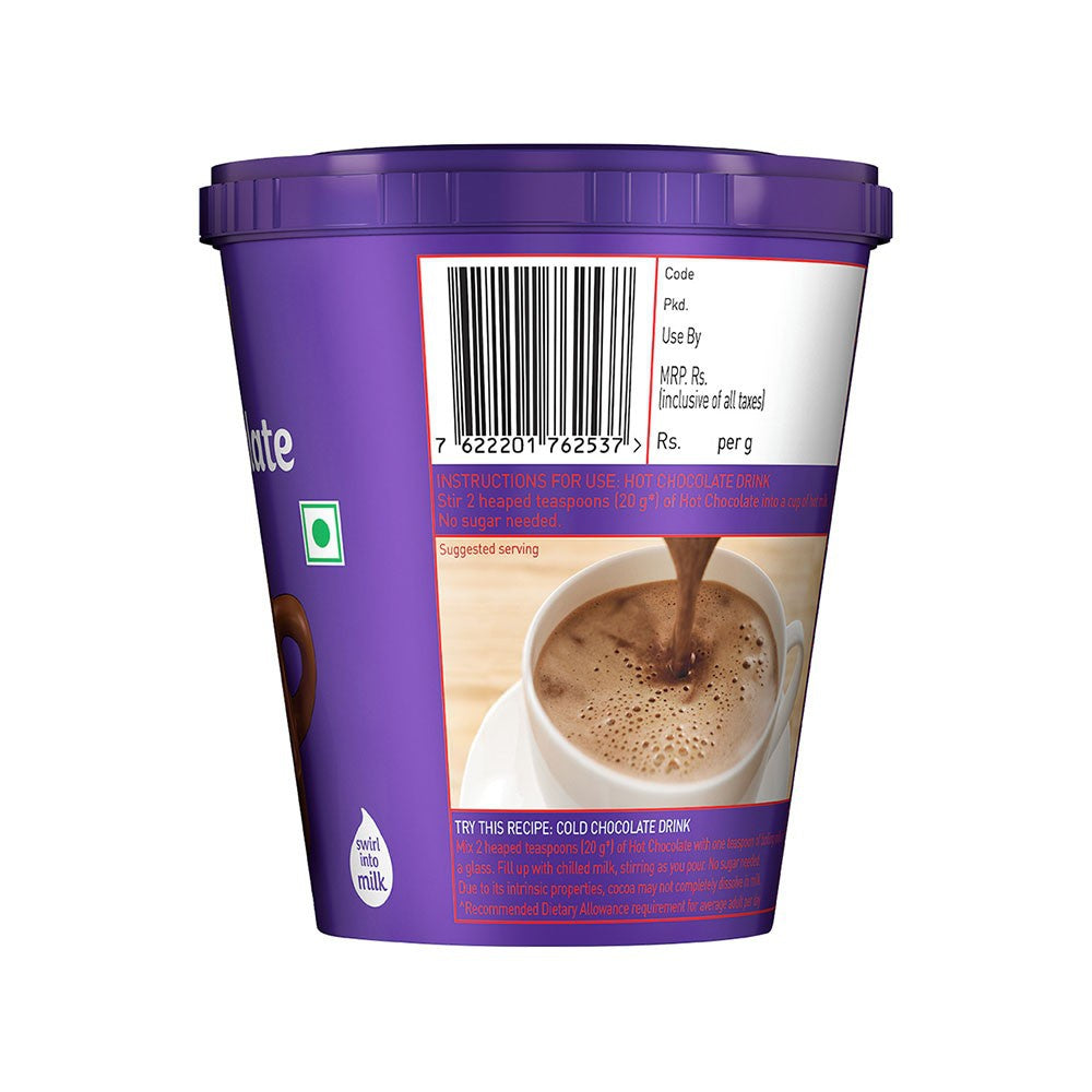 Cadbury Hot Chocolate Drink Powder Mix : 200 g