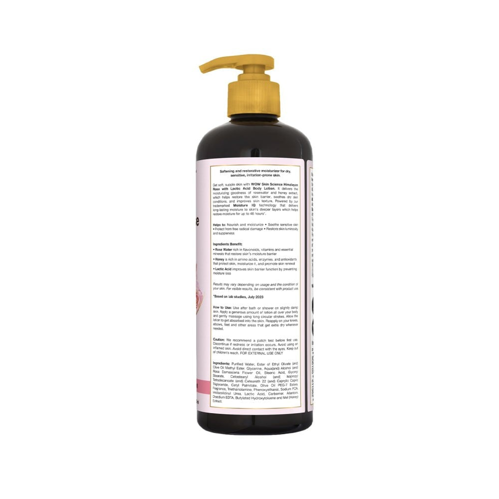 Wow Skin Science Himalayan Rose with Lactic Acid Body Lotion : 400 ml