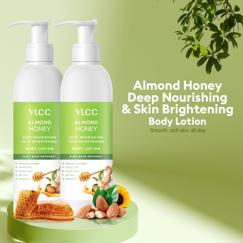 VLCC Deep Nourishing & Skin Brightening Body Lotion - Buy 1 Get 1 Free : 2 x 350 ml