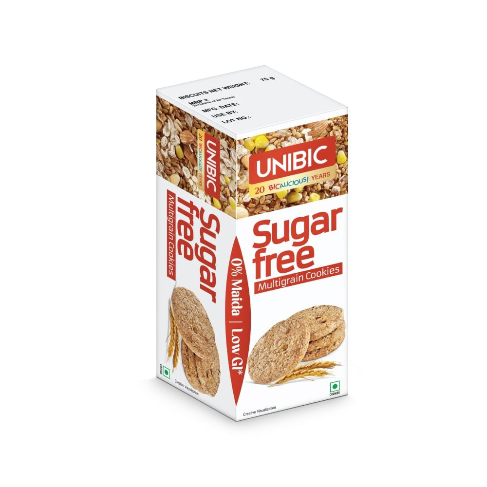 Unibic Sugar Free Multigrain Cookies : 75 g