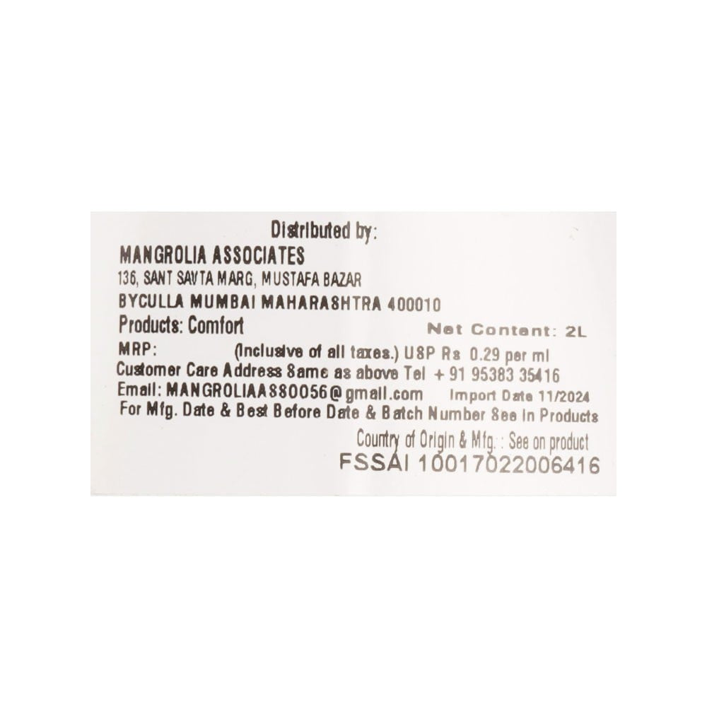 Comfort Pure Liquid Fabric Conditioner : 2 ltr
