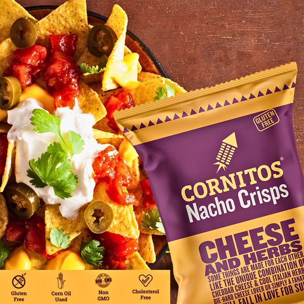 Cornitos Cheese & Herbs Nachos : 150 g