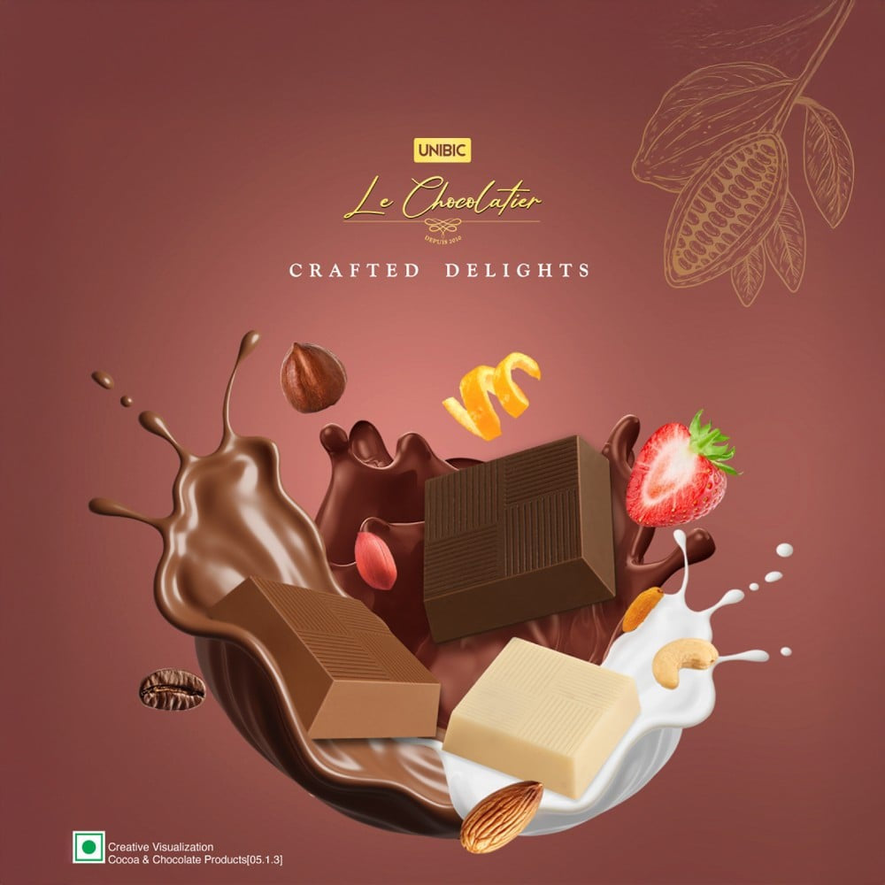 Unibic Le Chocolatier Assorted Chocolate Gift Pack : 168 g