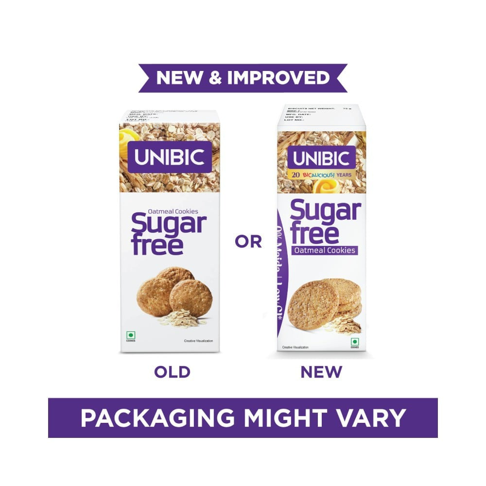 Unibic Sugar Free Oatmeal Cookies : 75 g