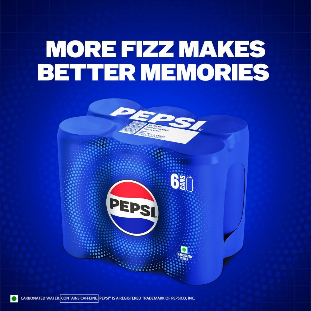 Pepsi Cola Soft Drink : 1980 ml (6 x 330 ml)