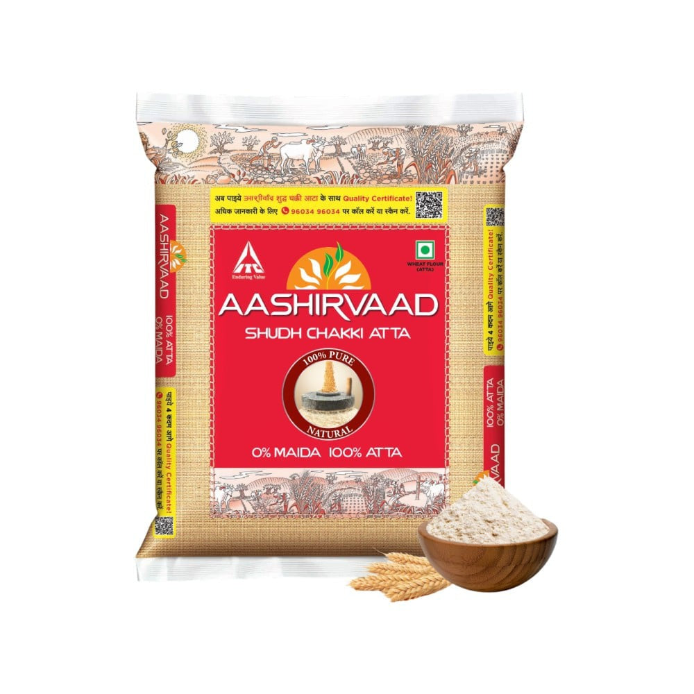Aashirvaad Shudh Chakki Atta (100% Atta, 0% Maida) : 10 kg