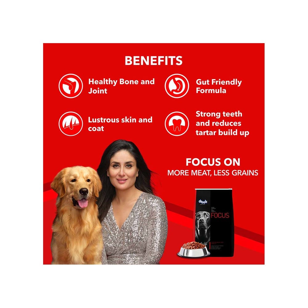 Drools Focus Super Premium Dog Food (Adult) : 1.2 kg