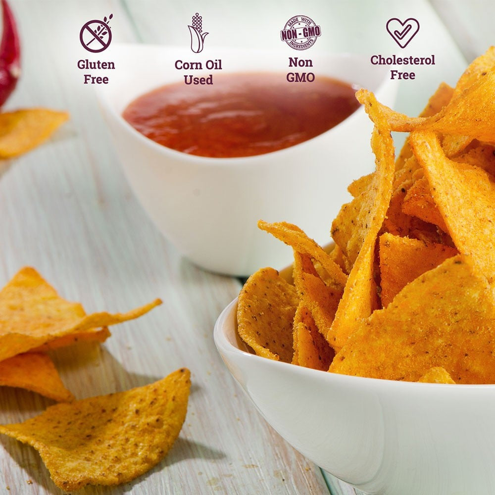 Cornitos Nachos Crisps & Dip Combo : 3 x 30 g + 1 unit