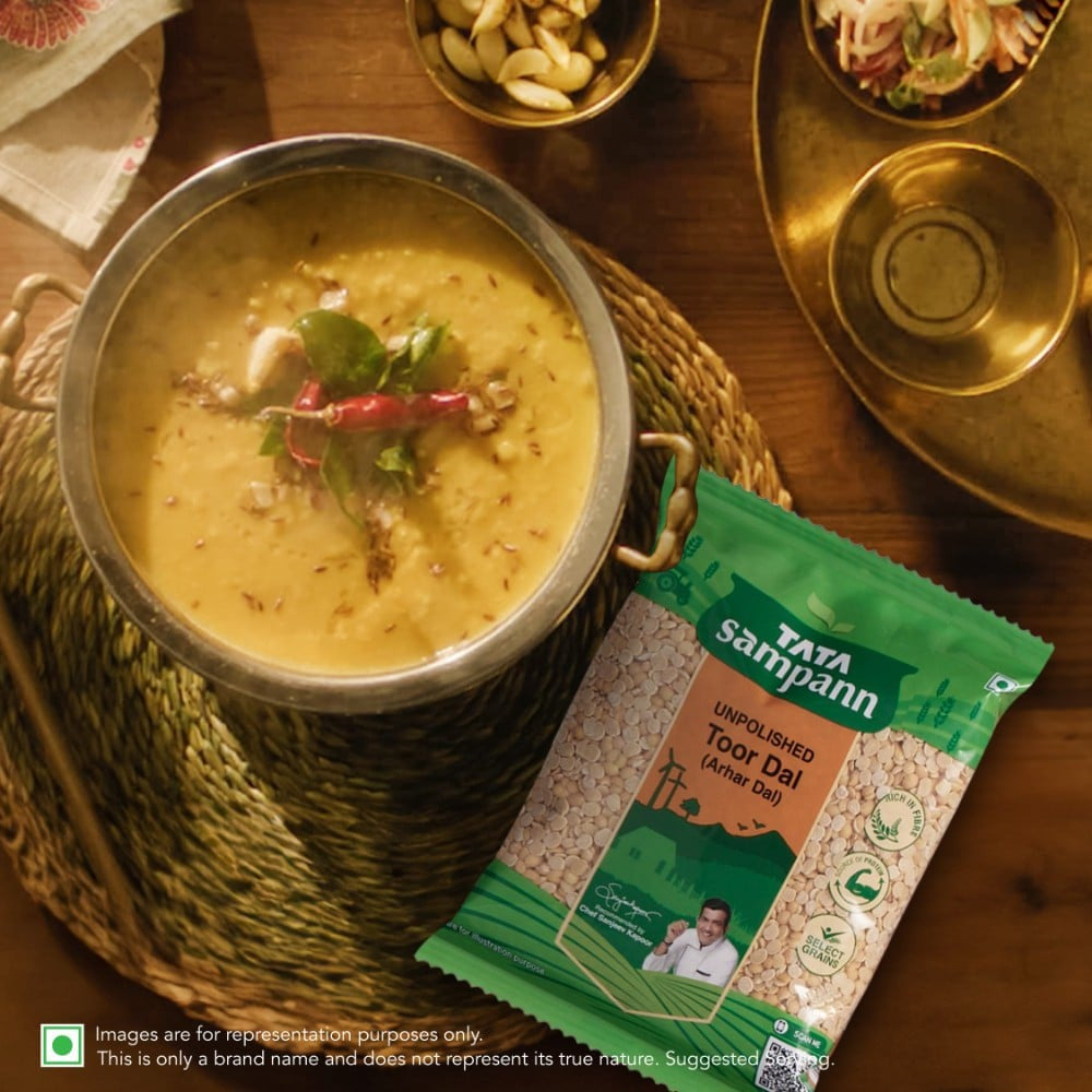 Tata Sampann Unpolished Toor Dal/Toor Dal : 5 kg