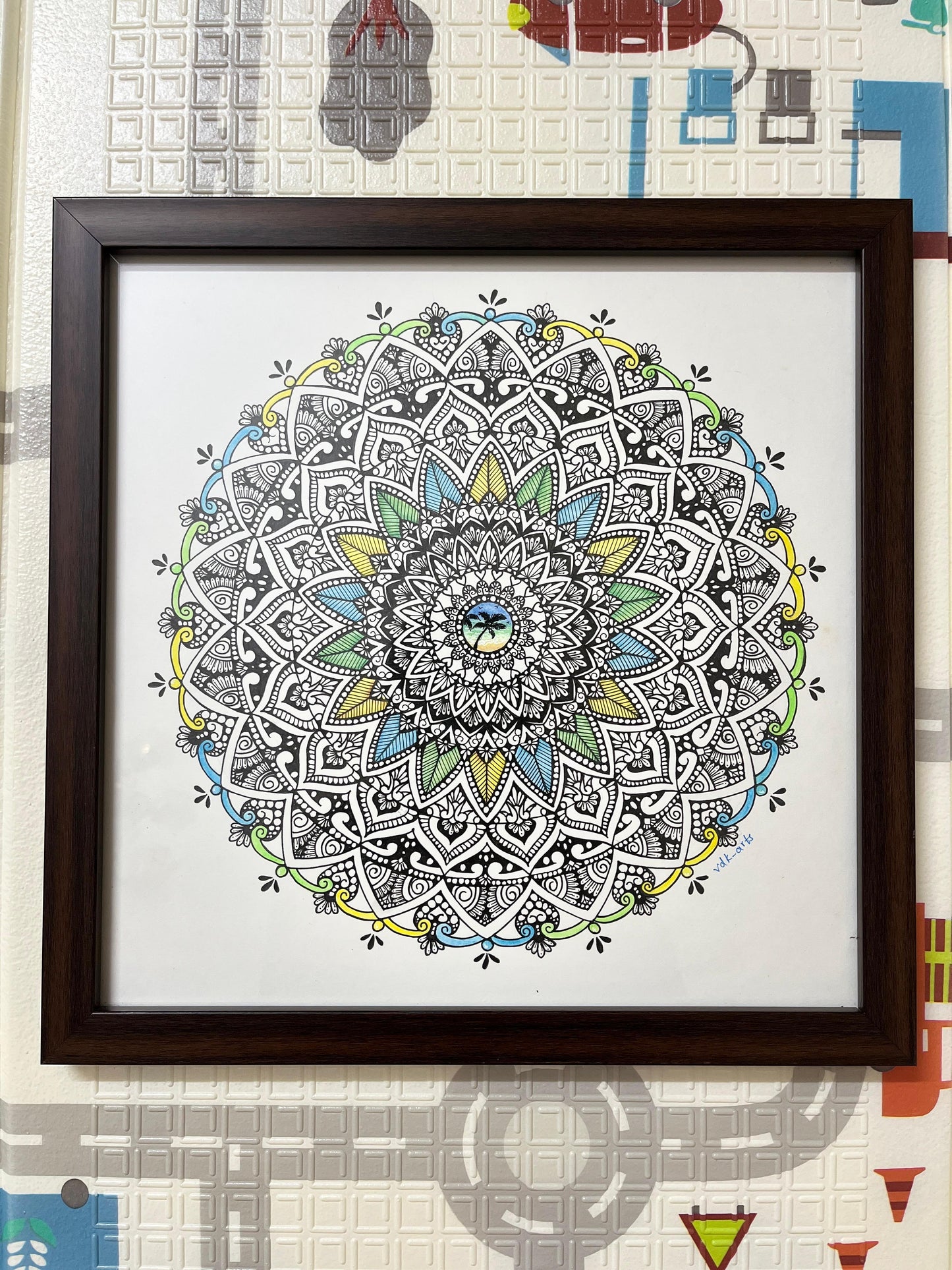Beach Mandala artwork by Vdk Arts
