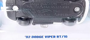 ’92 Dodge Viper RT/10 (White) - Treasure Hunt – Hot Wheels by Mattel - Imported (B Case)
