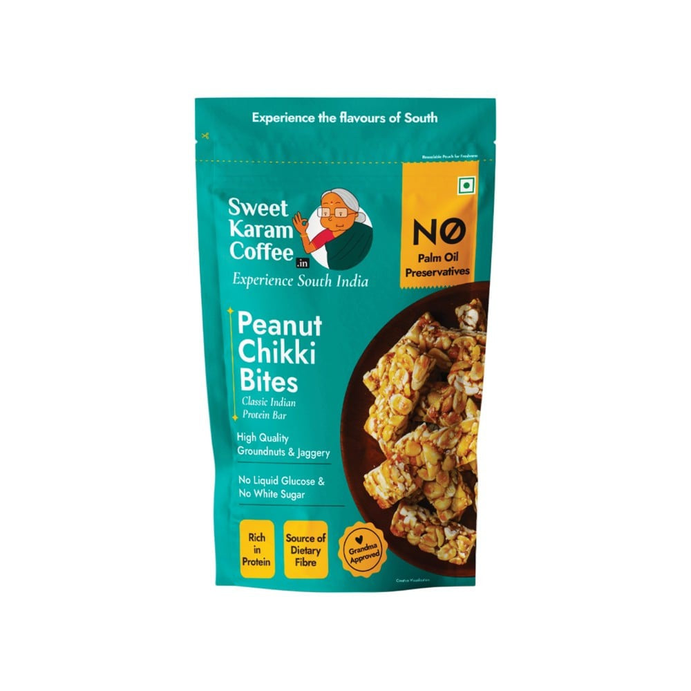 Peanut Chikki by Sweet Karam Coffee : 150 g