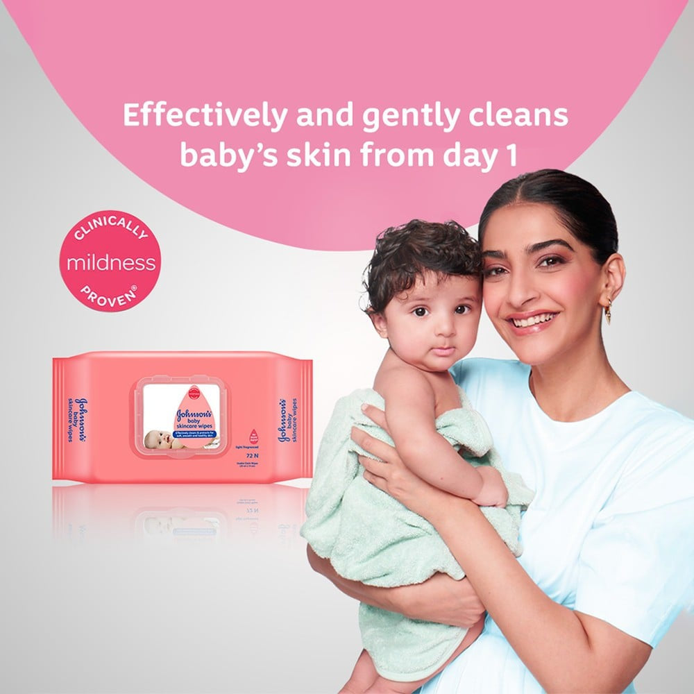 Johnson's Skincare Baby Wipes - Pack of 2 : 2 packs (2 x 72 wipes)