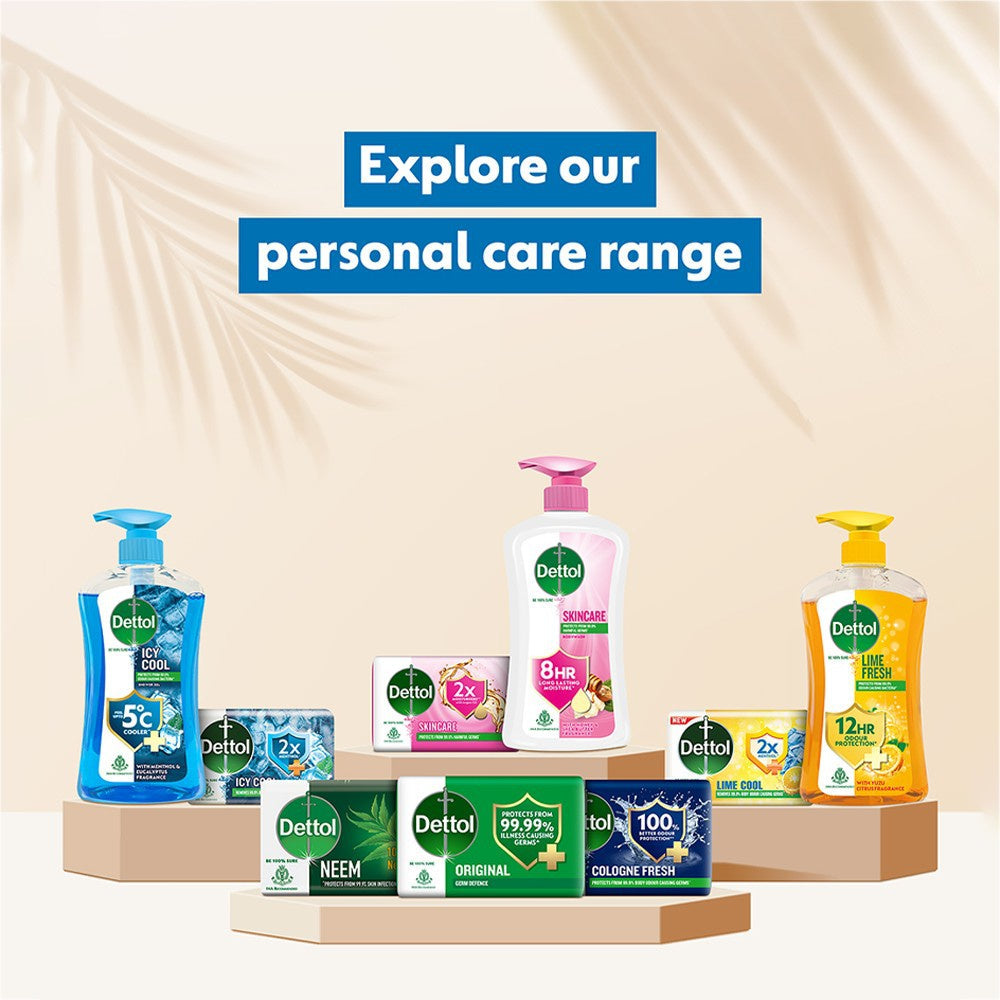 Dettol Lime Cool Soap : 4 x 100 g
