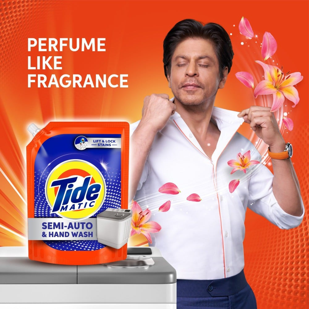 Tide Matic Semi-Auto & Hand Wash Liquid Detergent : 2 ltr
