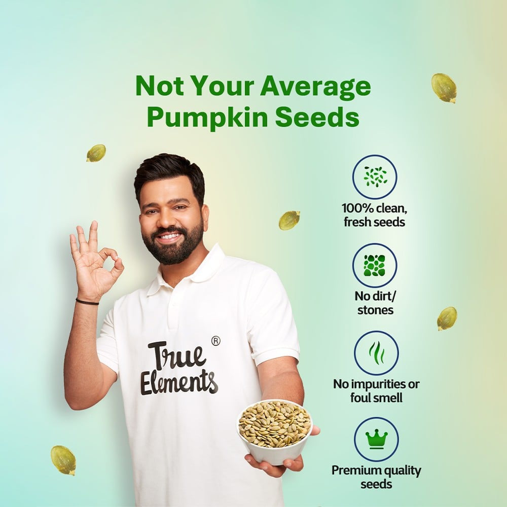 True Elements Raw Pumpkin Seeds : 250 g