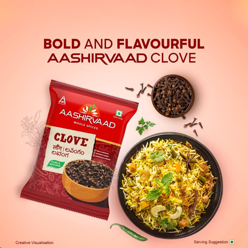 Aashirvaad Pure Whole Clove Whole (Laung) : 50 g
