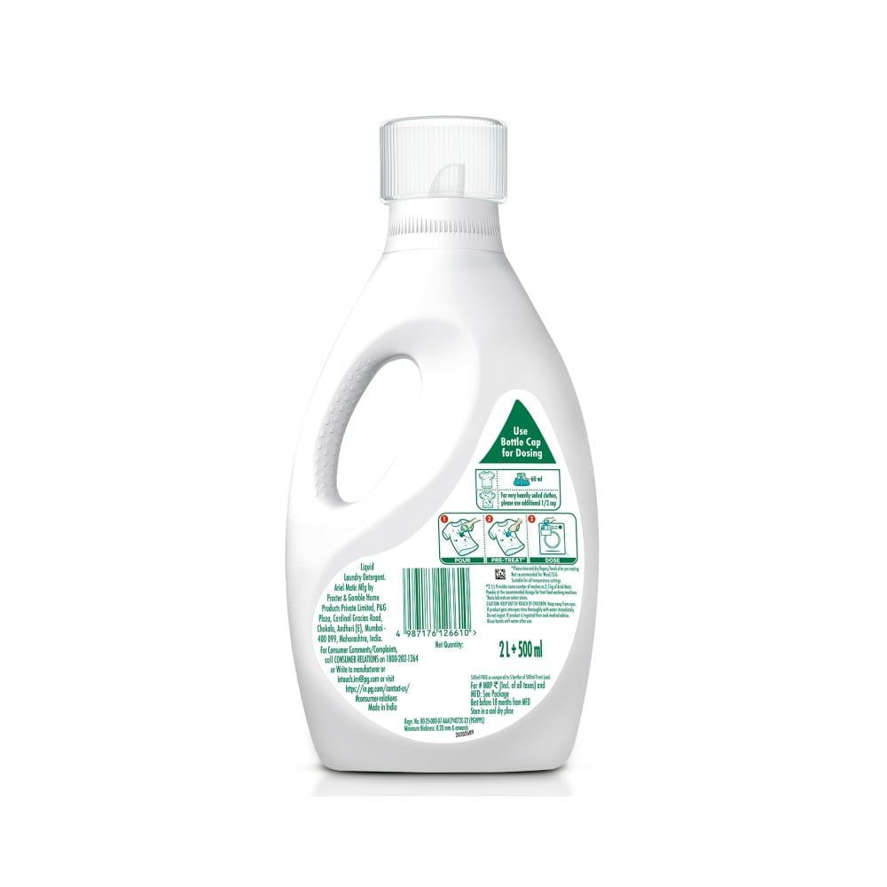 Ariel Front Load Liquid Detergent : 2 l + 500 ml