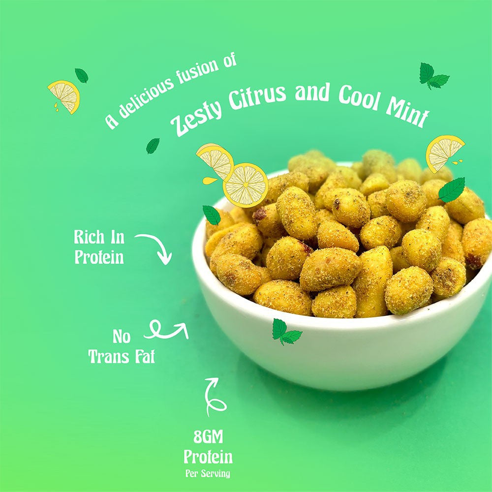 Taali Roasted Nimbu Pudina Peanuts : 140 g
