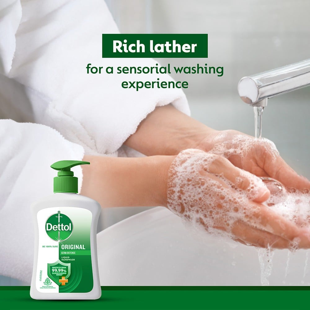 Dettol Original Hand Wash - Pack of 2 : 2 x 200 ml