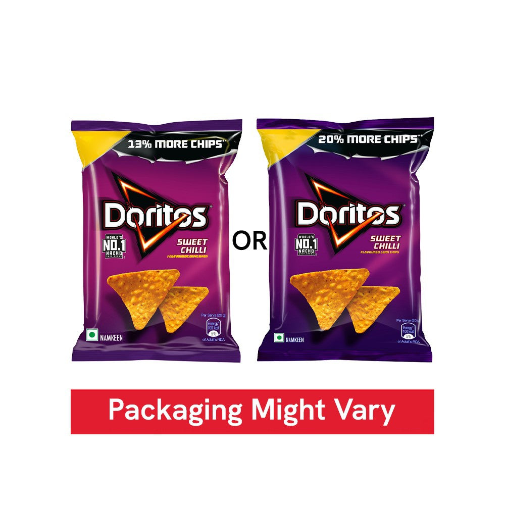 Doritos Sweet Chilli Flavour Nachos - Pack of 2 : 2 x 56 g