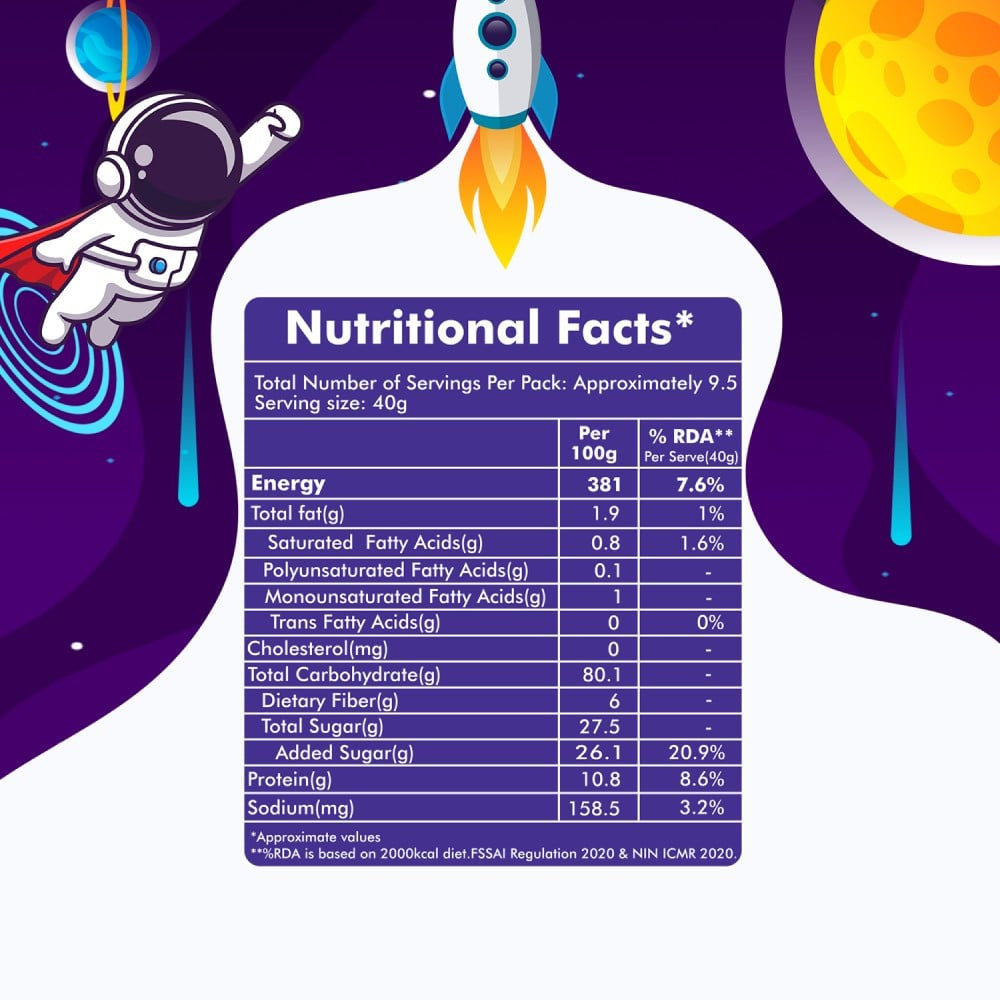 Unifit Multigrain Choco Moons & Stars Kids Cereal : 375 g