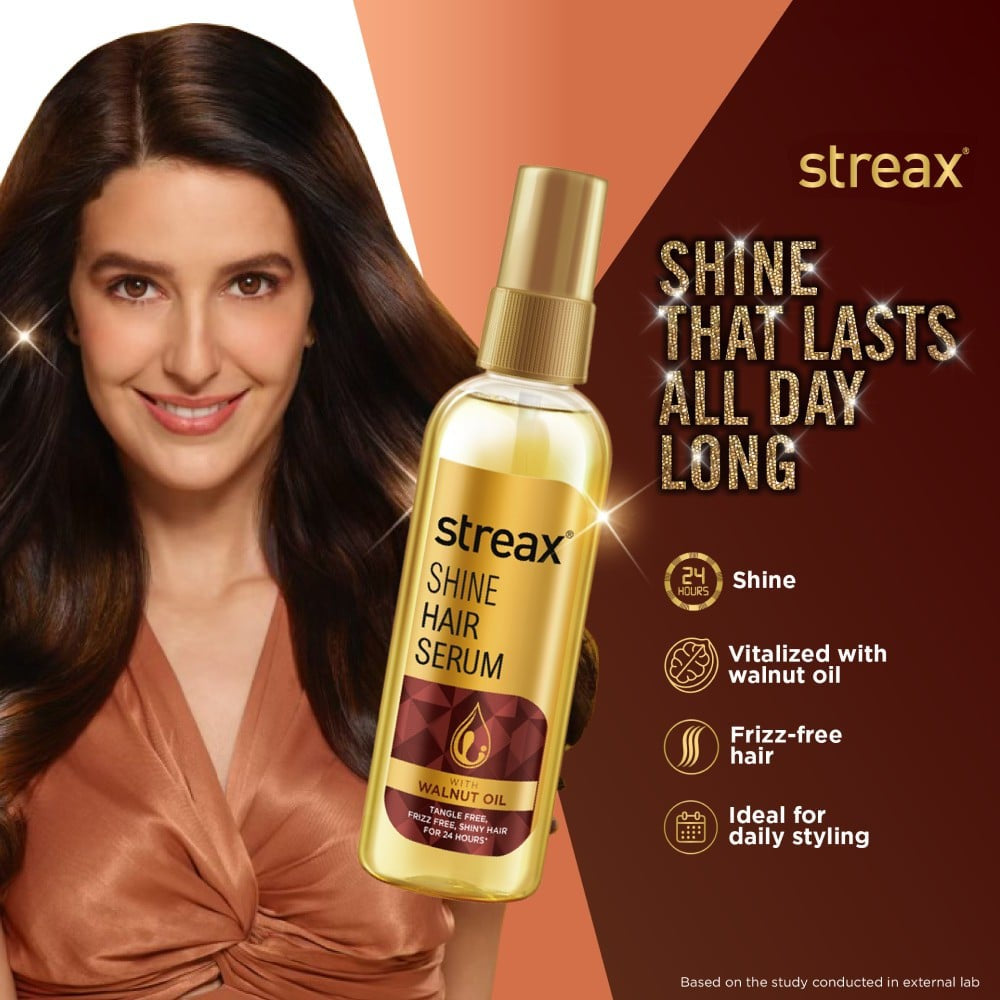 Streax Hair Serum Vitalised with Walnut Oil : 45 ml