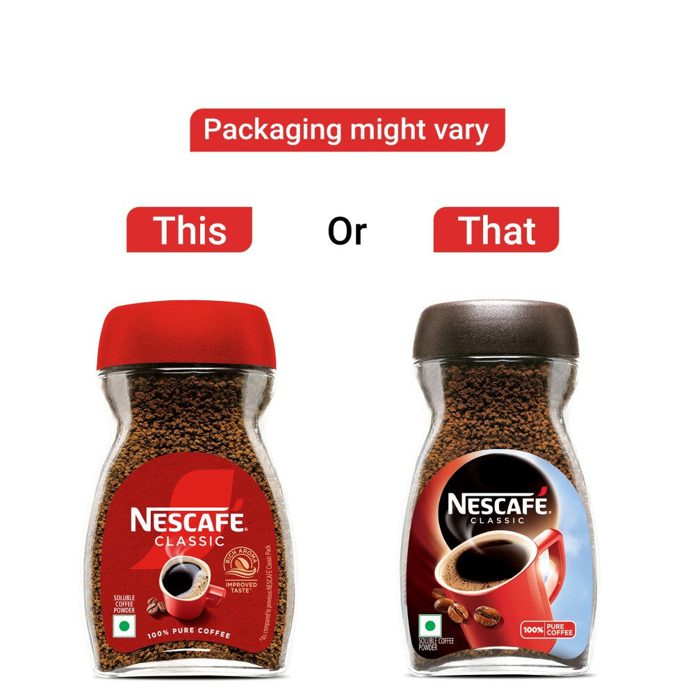 Nescafe Classic - Instant Coffee Powder - 100% Pure Coffee : 45 g