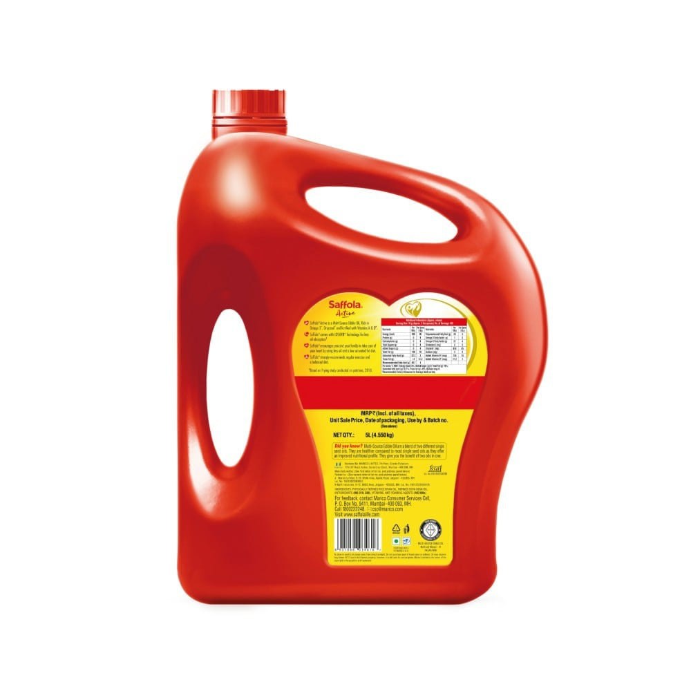 Saffola Active Pro Weight Watchers Edible Oil : 5 ltr