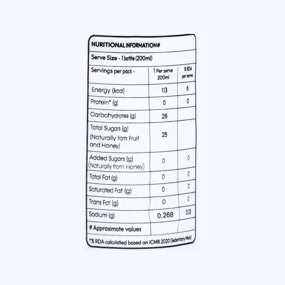 Utopian Guava D-Lite Juice With Honey : 200 ml